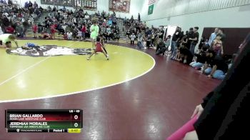 49 lbs Semifinal - Brian Gallardo, Moses Lake Wrestling Club vs Jeremiah Morales, Toppenish USA Wrestling Club