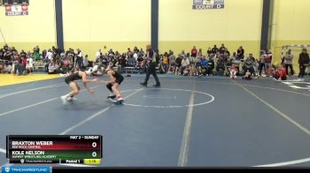 80 lbs Quarterfinal - Kole Nelson, Summit Wrestling Academy vs Braxton Weber, Red Rock Central