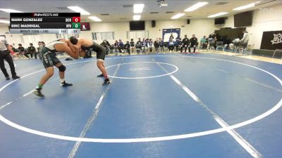 190 lbs Cons. Round 3 - Mark Gonzalez, Silver Creek vs Eric Madrigal, Newport Harbor