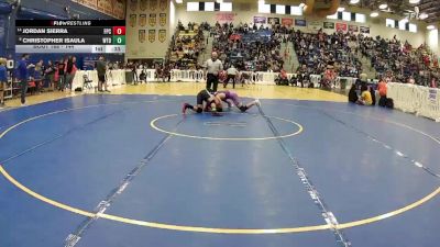 144 lbs Cons. Round 1 - Jordan Sierra, Ft Pierce Central vs Christopher Isaula, William T Dwyer