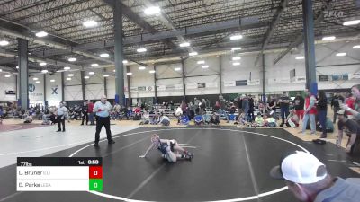 77 lbs Consi Of 4 - Luke Bruner, Illinois Valley YW vs Dane Parke, Legacy Elite