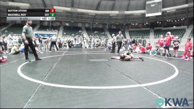 60 lbs Semifinal - Sutton Stites, Raw Wrestling Club vs Maxwell Roy, Standfast