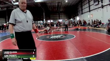 190 lbs Finals (2 Team) - Luke Padgett, WRESTLING WAREHOUSE vs James Ellison, NC PRIDE