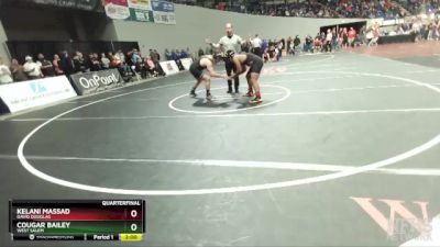 6A-190 lbs Quarterfinal - Kelani Massad, David Douglas vs Cougar Bailey, West Salem