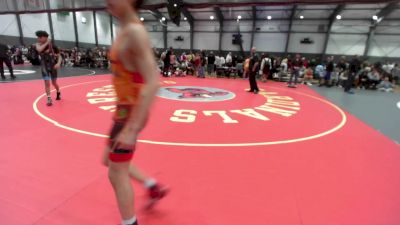 106 lbs Cons. Quarters - Santino Andujo, Valiant College Prep vs Jayson Sanchez, Delta Wrestling Club