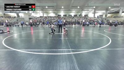 73 lbs Quarterfinal - Wrenly Fletcher, Crater City Bucks vs Aislynn Fanguy, Stars Wrestling Club