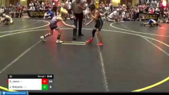 56 lbs Round 3 (6 Team) - Gabriel Jasso, Ares Black vs Jett Mikijanis, The Untouchables Black