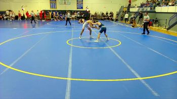 133 lbs Finals (8 Team) - Zach Marrero, Western Wyoming College vs Tegan Sherk, Iowa Central Community College