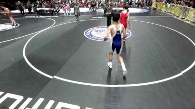 132 lbs Cons. Round 3 - Jordan Johnson, McKinleyville Freestyle Wrestling Club vs Julian Corrales, Delano Jr. Tigers Wrestling Club