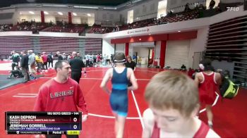 144 lbs Champ. Round 1 - Kash DePron, Tough N Technical Wrestling Club (TNTWC) vs Jeremiah Gorrell, Putnam City Freestyle Wrestling Club