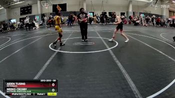 90 lbs Semifinal - Neeko Crosby, Baltimore Wrestling Club vs Aiden Tusing, MD Maniacs