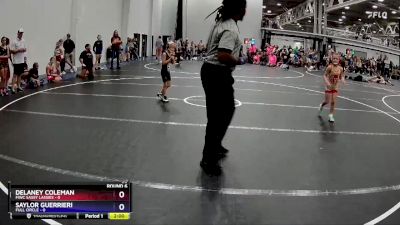 50 lbs Round 6 (8 Team) - Delaney Coleman, FIWC Sassy Lassies vs Saylor Guerrieri, Full Circle