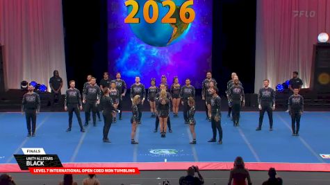 Unity Allstars - Black (England) [2026 L7 International Open Coed Non Tumbling Finals] 2026 The Cheerleading Worlds