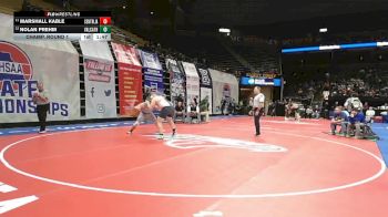 285 Class 1 lbs Champ. Round 1 - Marshall Kable, Centralia vs Nolan Prehm, Valle Catholic