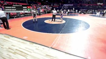 3A 138 lbs Champ. Round 1 - Thomas Silva, Rockton (Hononegah) vs Dawson Mack, Joliet (Catholic Academy)