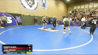 157 lbs Champ. Round 3 - Vicente Najera, Mayfair vs Chris Creason, El Diamante