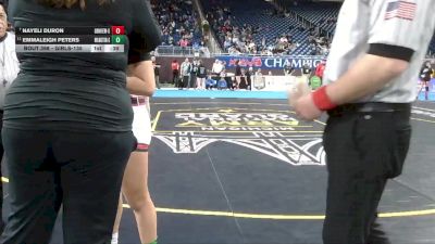 Girls-135 lbs 5th Place Match - Nayeli Duron, Grand Rapids Northview (Girls) vs Emmaleigh Peters, Millington (Girls)