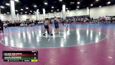 175 lbs Round 1 (16 Team) - Leland Snelgrove, Wellington - DEV vs Mason Gegogeine, Intense Wrestling Club