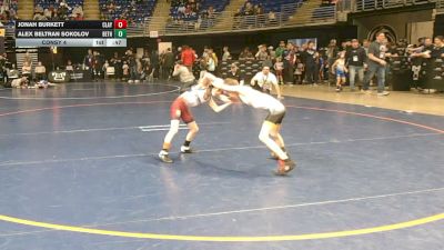 50 lbs Consy 4 - Jonah Burkett, Claysburg Kimmel vs Alex Beltran Sokolov, Bethel Park