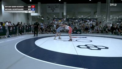 65 kg Cons. Rd Of 32 - Skyler Geier-Dodson, Chadron State vs Michael Schiffhauer, New York