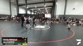 125 lbs Round 1 - Dallas McGrath, Twin City Wrestling Club vs Daylen Jimenez/clay, Clark County Youth Wrestling