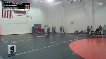 106 lbs Champ. Round 2 - Aiden Edwards, Carroll High School vs Chase Koznarsky, Seymour