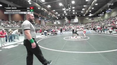 3A 150 lbs Champ. Round 1 - Kaden Martineau, Juab vs Corey White, Logan