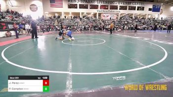 135 lbs Round Of 16 - Jacob Perez, Amateur Wrestling Academy vs Porter Compton, Salem Elite Mat Club