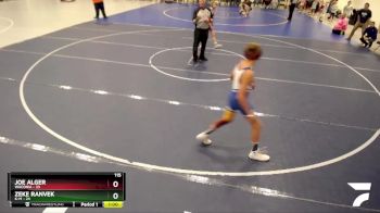 115 lbs Finals (8 Team) - Joe Alger, Waconia vs Zeke Ranvek, K-M