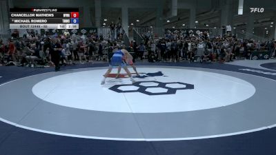 65 lbs Champ. Round 3 - Chancellor Mathews, Black Fox Wrestling Academy vs Michael Romero, Titan Mercury Wrestling Club (TMWC)