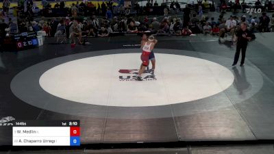 144 lbs Quarters - Wyatt Medlin, IL vs Andres Santiago Chaparro Urrego, IL