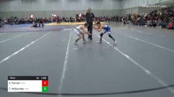 76 lbs Quarterfinal - Vinny Ferrari, Team Punisher Wrestling vs Taber Mcburney, Topeka Blue Thunder