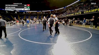 66 lbs Final - Peyton Godshall, Wissahickon vs Beylau Konte, Norristown