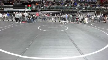 100 lbs Quarterfinal - Evan Lazier, Pohatcong vs Roman Diab, Jersey 74