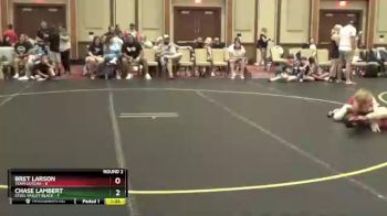 91 lbs Round 2 (6 Team) - Bret Larson, Team Gotcha vs Chase Lambert, Steel Valley Black
