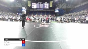 170 lbs Rnd Of 128 - Bridger Foss, Oregon vs Brandon Carr, Pennsylvania