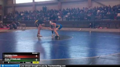 141-145 lbs Round 1 - Ryan Stonelake, Sheridan vs Zayden Cuka, Clear Creek