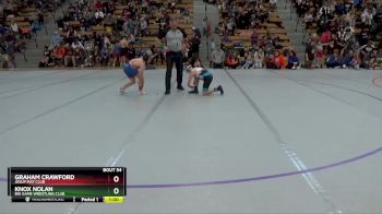 90 lbs Round 2 - Graham Crawford, Jesup Mat Club vs Knox Nolan, Big Game Wrestling Club