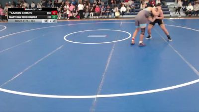 184 lbs Cons. Round 2 - Lazaro Crespo, Nebraska-Kearney vs Matthew Rodriguez, Fort Hays State