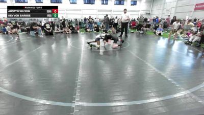 72 lbs Round Robin 3 - Austyn Wilson, Donahue W.A-EL vs Keyvon Barbee, Peer Pressure Elite -EL