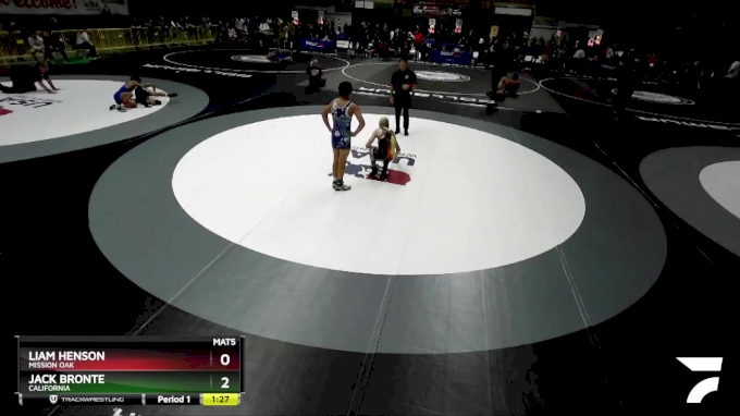 126 lbs Champ. Round 3 - Liam Henson, Mission Oak vs Jack Bronte ...