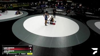 126 lbs Champ. Round 3 - Liam Henson, Mission Oak vs Jack Bronte, California