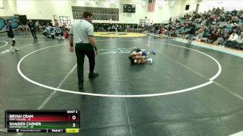 106 lbs Round 1 (10 Team) - Shaiden Casner, Cheyenne East vs Bryan Cram, Fort Collins