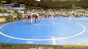 Round Of 16 - Abraham Wilson, Webb City Youth Wrestling vs Luke Thomas, Mcalester Youth Wrestling