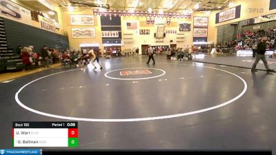 138 lbs Cons. Round 2 - Gus Ballman, Rogers vs Uriel Warr, East Valley (Yakima)