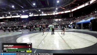 160 lbs Prelim - Ben Chamberlain, Burns vs Derek Riggs, Nampa Christian