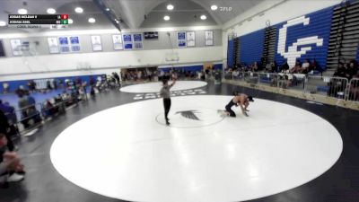 126 lbs Cons. Round 5 - Joshua Ebel, Bonita High School vs Josias McLean V, Los Alamitos