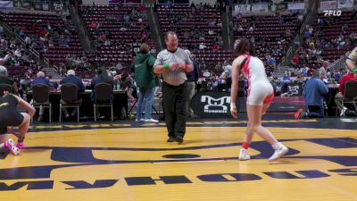 136 lbs First Round - Brookelyn McClain, Fort Cherry-G vs Sarah Pearson, Downingtown West-G