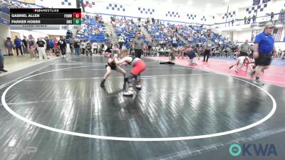 80 lbs Consolation - Gabriel Allen, Ponca City Wildcat Wrestling vs Parker Hobbs, Salina Wrestling Club