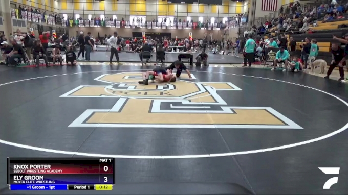 86 lbs Quarterfinal - Knox Porter, Sebolt Wrestling Academy vs Ely ...